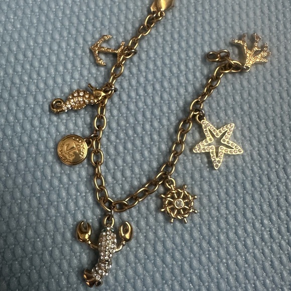 Coach Gold Charm Bracelet with Nautical Charms - Picture 2 of 5